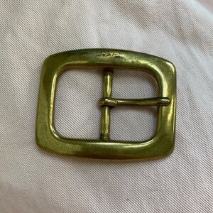 Vintage solid brass buckle